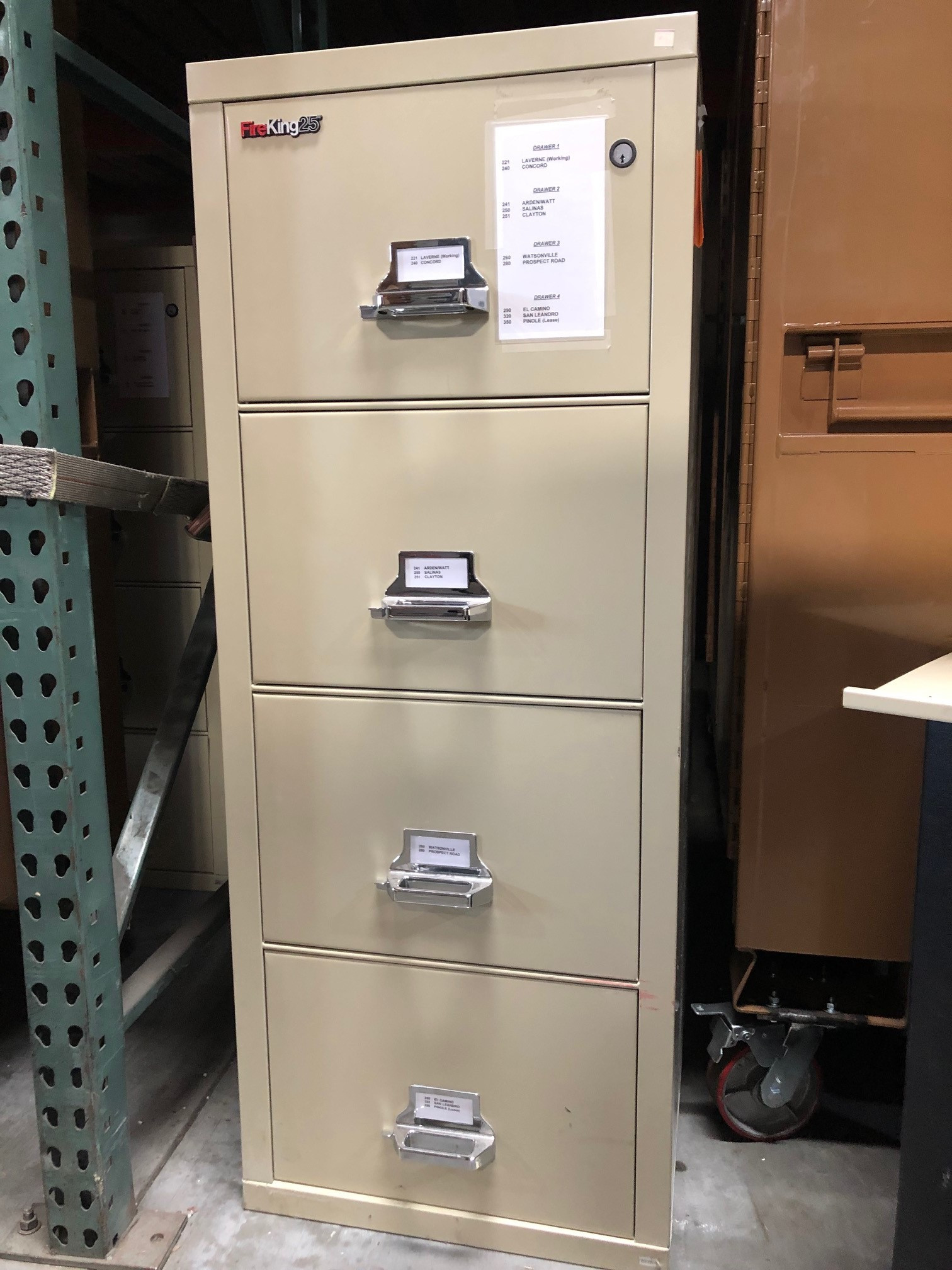 Fire File Cabinet-Preowned